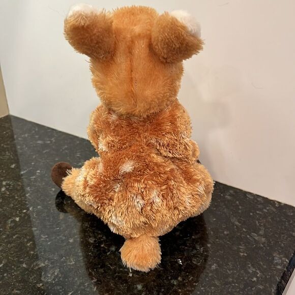 AURORA PLUSH FULL BODY BABY FAWN PUPPET, 11 IN. SOFT & HUGGABLE! - Picture 5 of 8